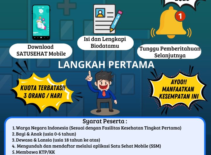 Puskemas godean 2 sudah ada Pemeriksaan kesehatan gratis kado pemerintah