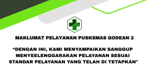 MAKLUMAT PELAYANAN PUSKESMAS GODEAN 2 SLEMAN YOGYAKARTA